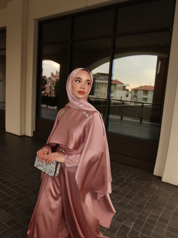 Şifon Pembe Şal
